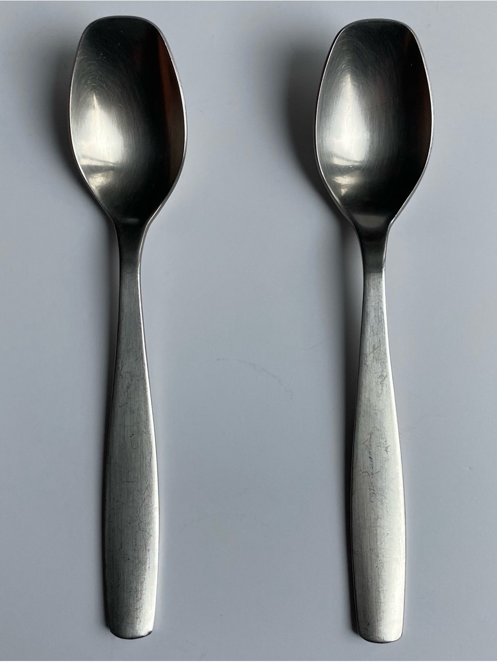 Gourmet Settings PARK CARRY ON MATTE Spoons 18/10 Satin 7.5” Set Of 2